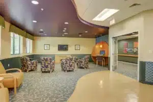 A common room in Willoughby Post Acute